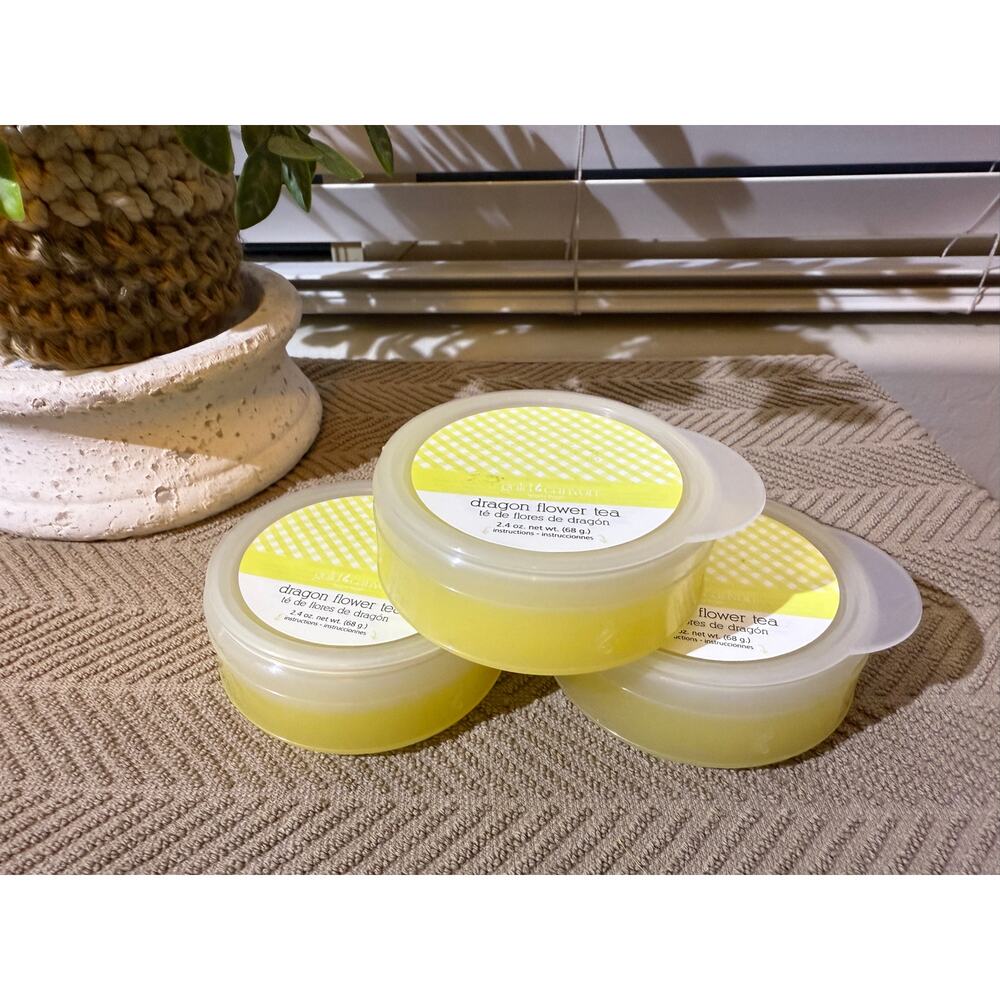 Gold Canyon Candle Scent pods Wax melts for warmers Dragon Flower Tea set of 3